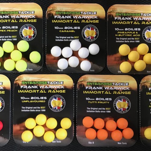 The Frank Warwick Immortals Boilies Range